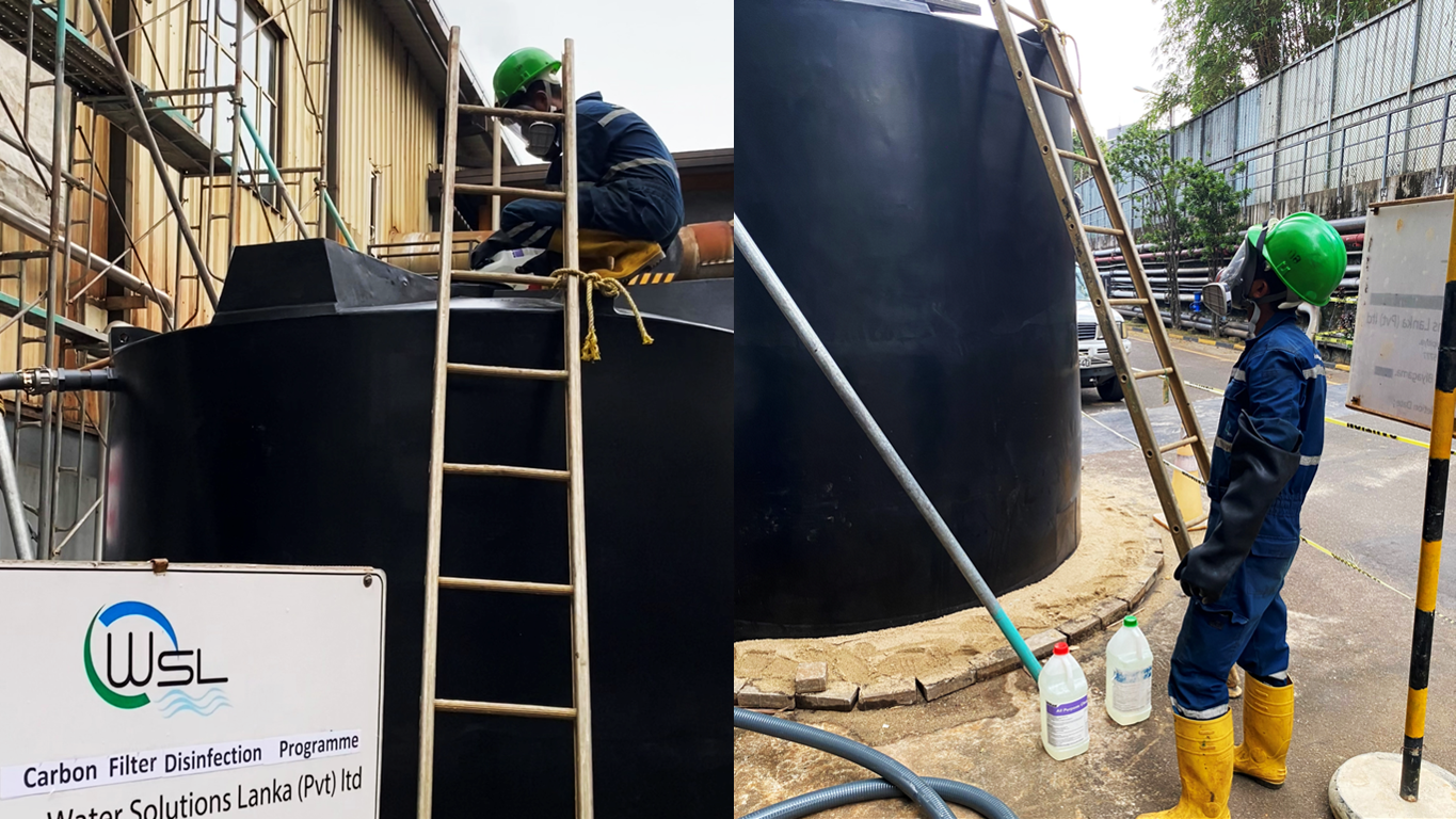 service-1 filter disinfection